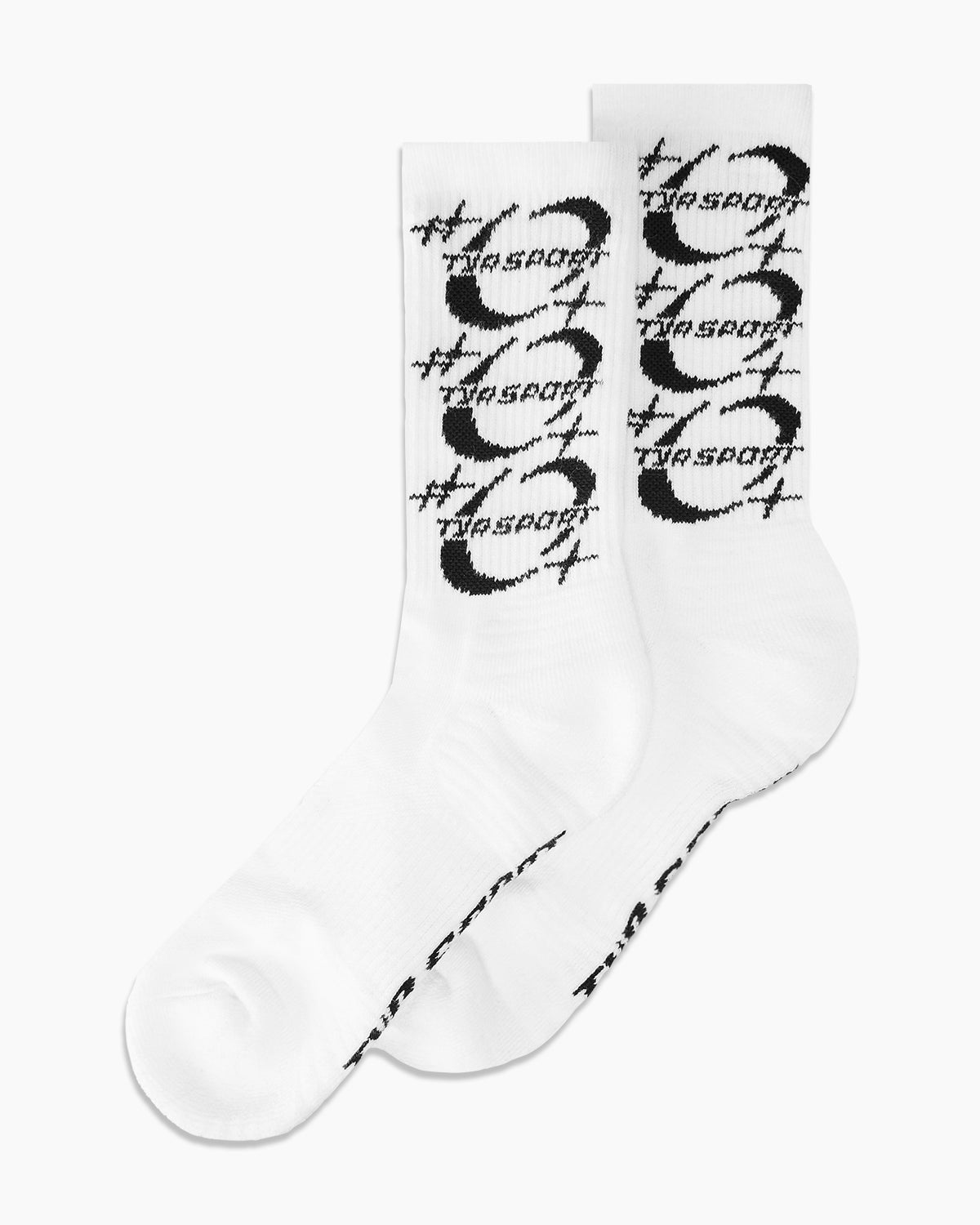 Performance Script Crew Sock - White | TYR | TYR Signature