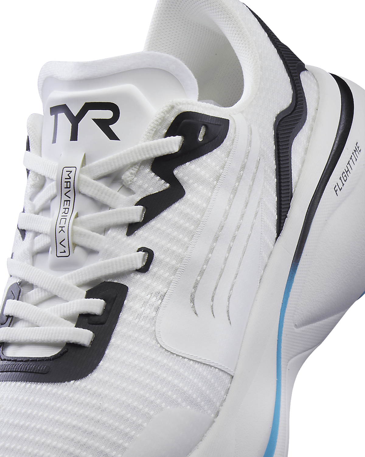 Men's Maverick-V1 Runner - White/Aqua | TYR Best Seller