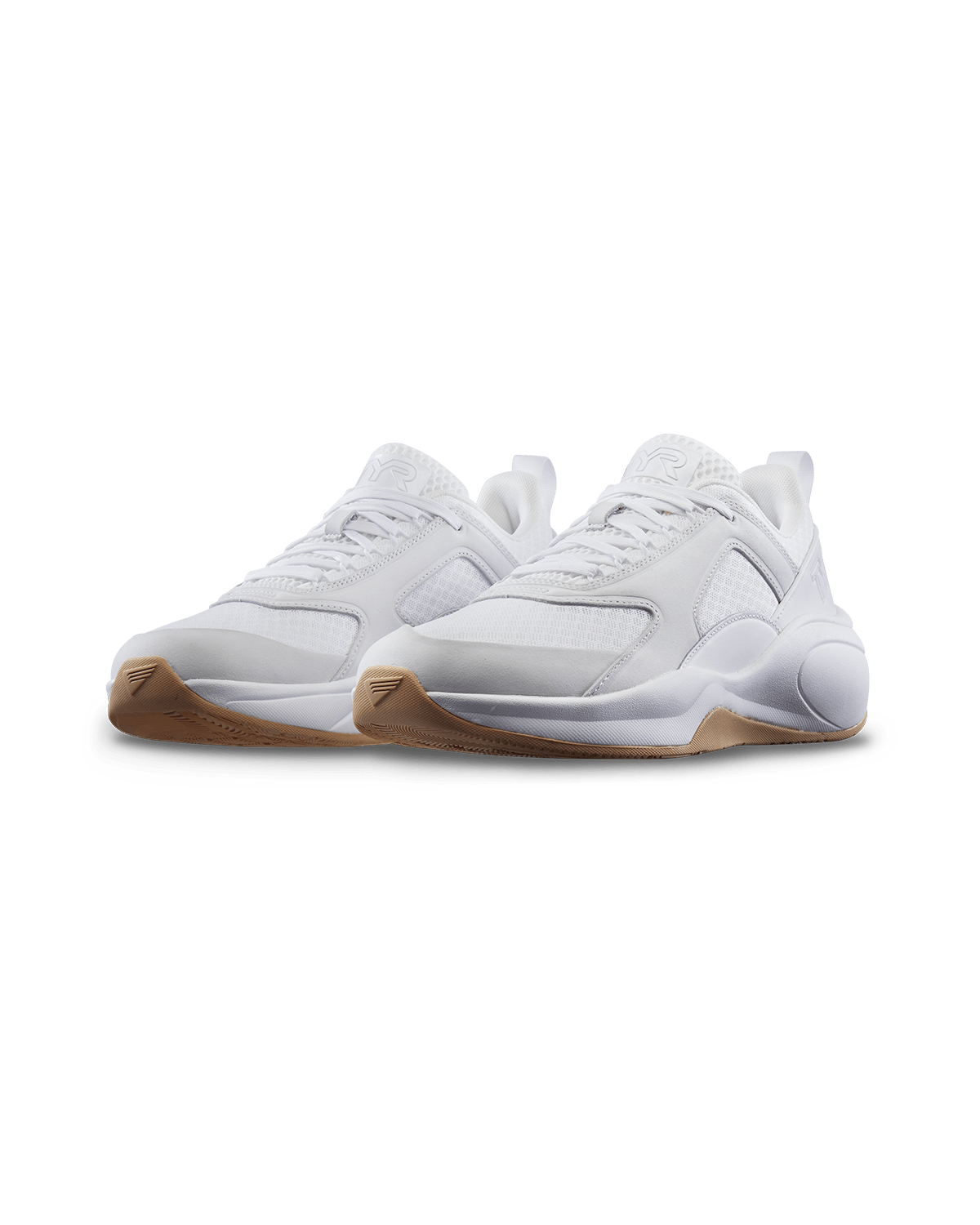 Men's CXT-FLOW Wide Toe Box Trainer - White/Gum | TYR Featured