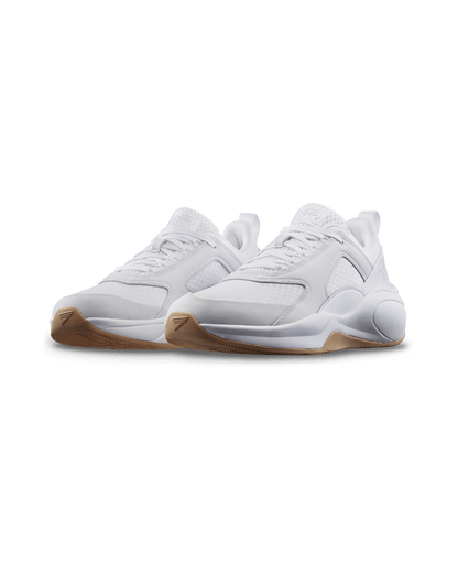 Men's CXT-FLOW Wide Toe Box Trainer - White/Gum | TYR Featured