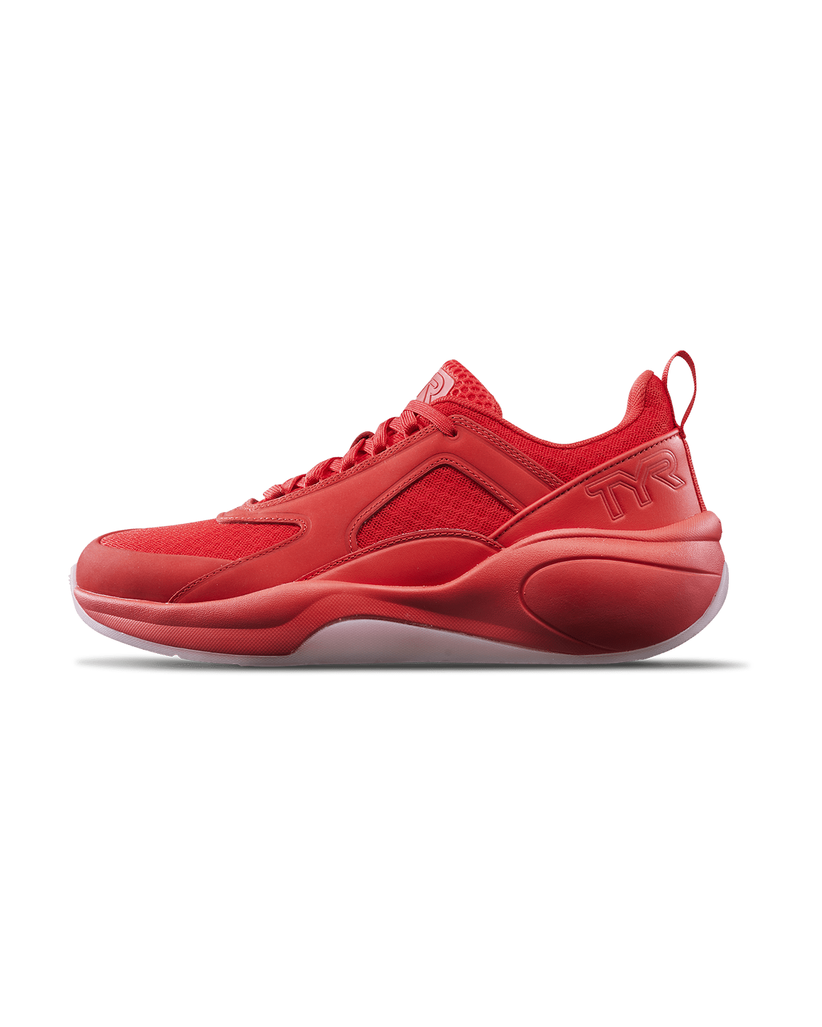 Men's CXT-FLOW Wide Toe Box Trainer - Red/White | TYR Best Seller