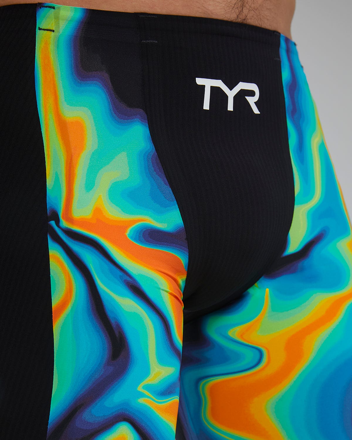 Men's Shockwave High Waist Jammer Tech Suit - Infrared | TYR Recommended