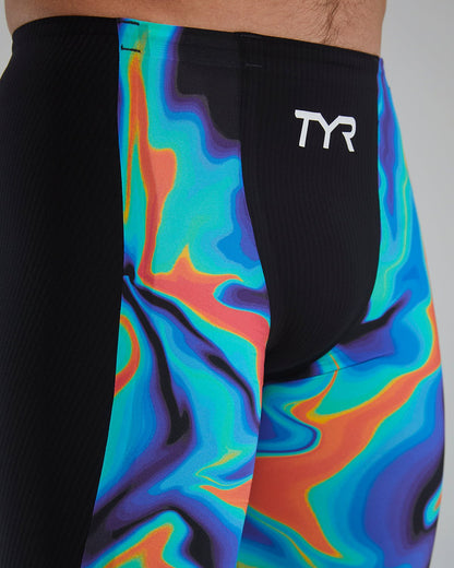 Men's Shockwave High Waist Jammer Tech Suit - Infrared | TYR Recommended