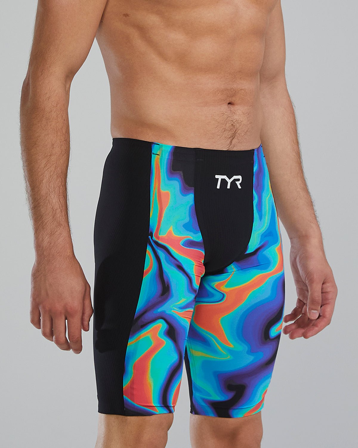 Men's Shockwave High Waist Jammer Tech Suit - Infrared | TYR Recommended