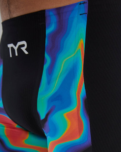Men's Shockwave High Waist Jammer Tech Suit - Infrared | TYR Recommended