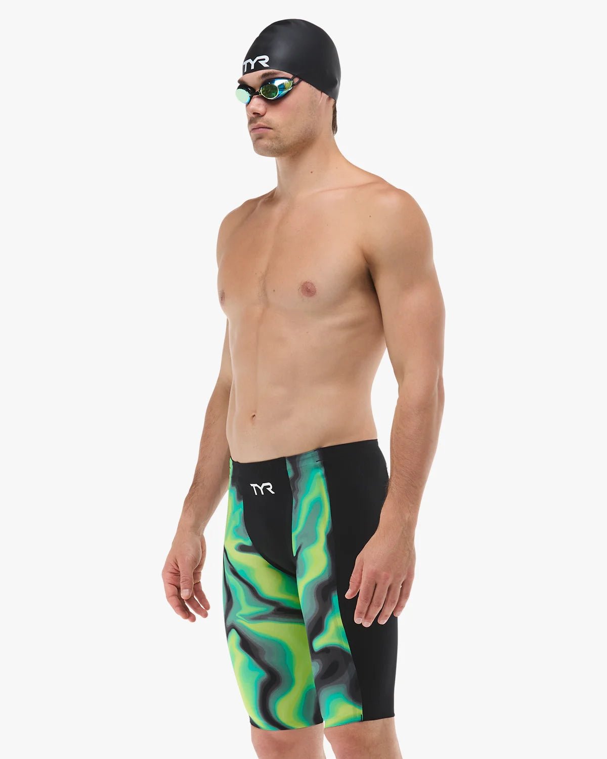 Men's Shockwave High Waist Jammer Tech Suit - Infrared | TYR Recommended