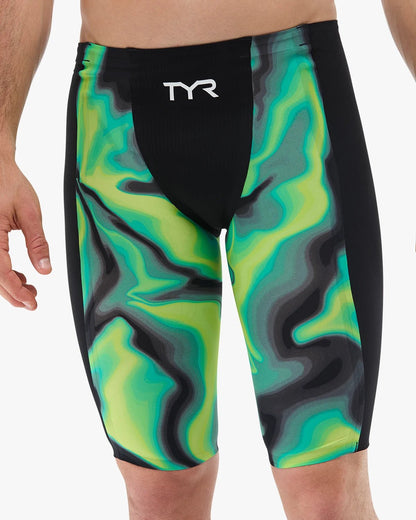 Men's Shockwave High Waist Jammer Tech Suit - Infrared | TYR Recommended