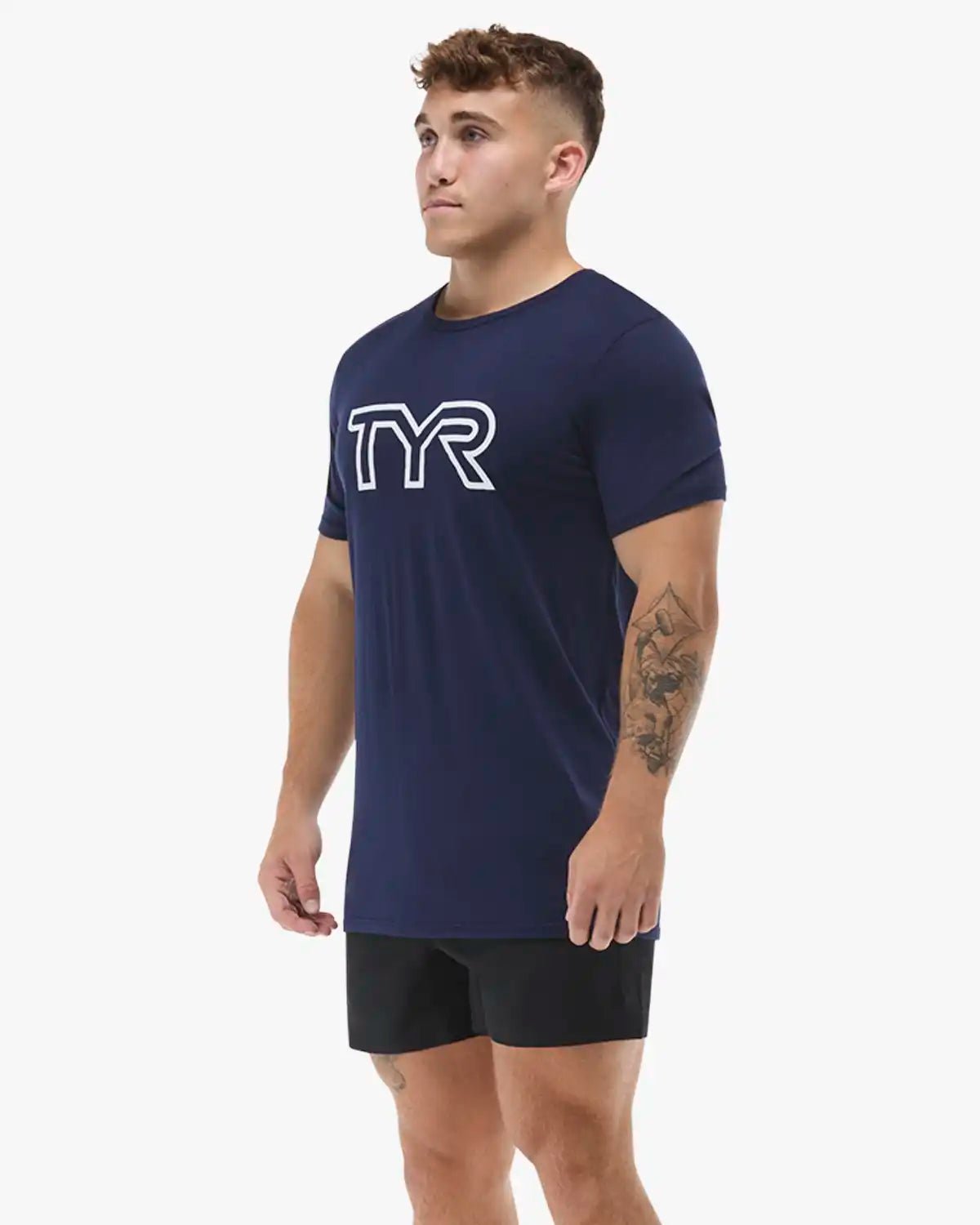 Unisex Ultrasoft Lightweight Tech Tee - Big Logo | TYR Recommended