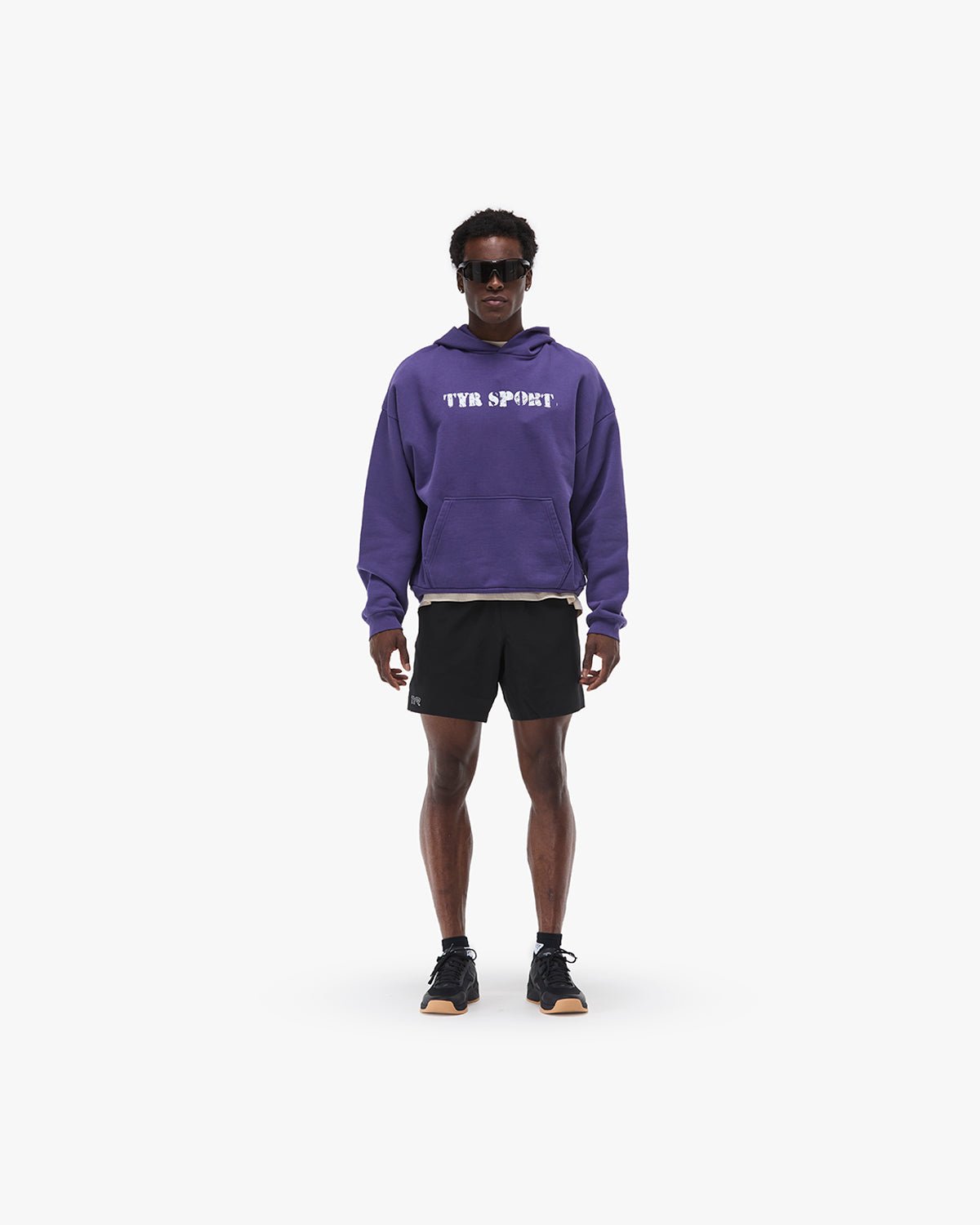 Men's TYR Sport Stencil Graphic Oversized Pullover Hoodie | TYR Signature