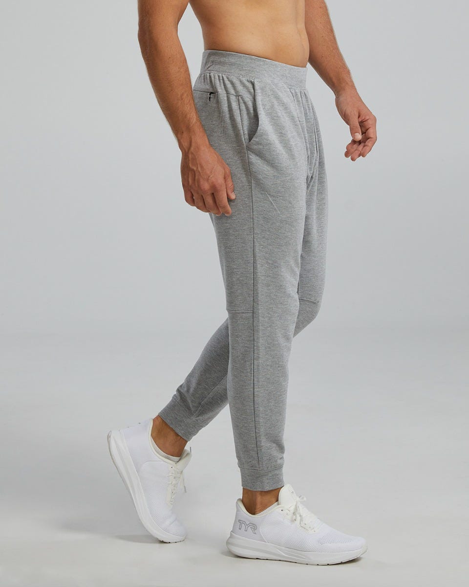 UltraSoft Men's Midweight Terry A.M. Joggers - Solid / Heather | TYR Exclusive
