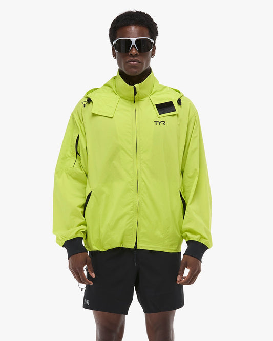 Men's Full Zip Windbreaker - Neon | TYR Recommended