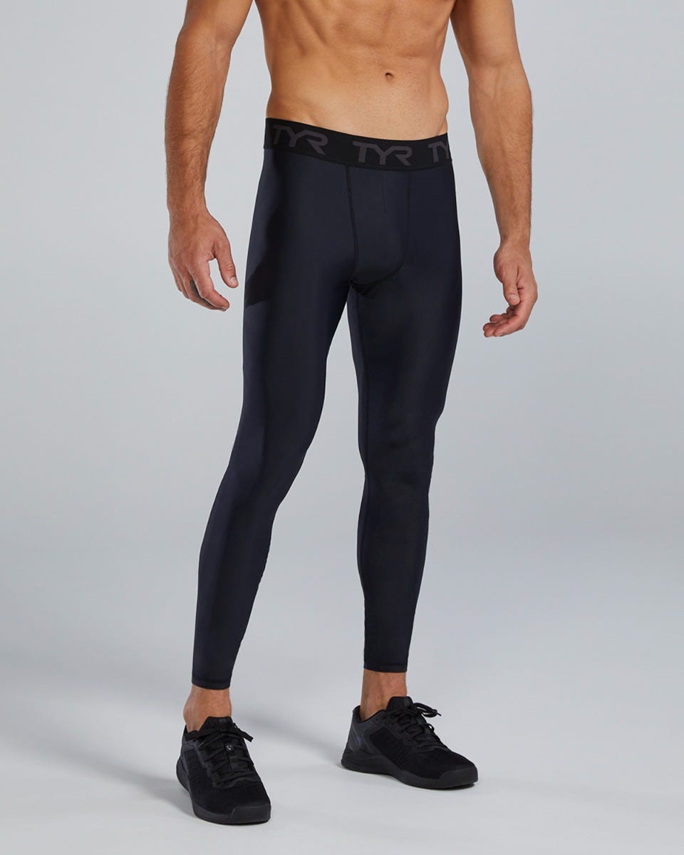 Men's Full Length Compression Leggings - Solid | TYR Trending