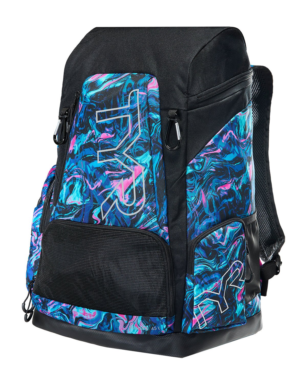 Alliance 45L Printed Backpack - Blue/Pink | TYR Featured