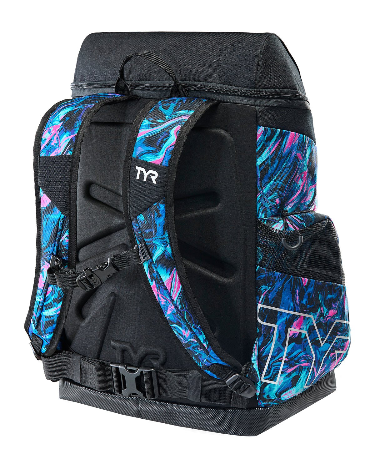 Alliance 45L Printed Backpack - Blue/Pink | TYR Featured