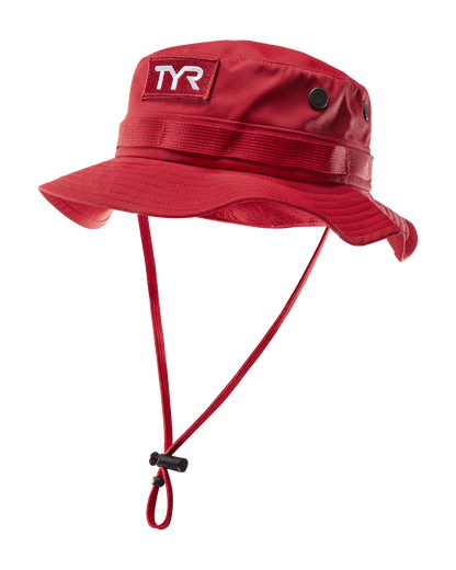 Tech Boonie Hat - Red Solid | TYR | TYR Classic