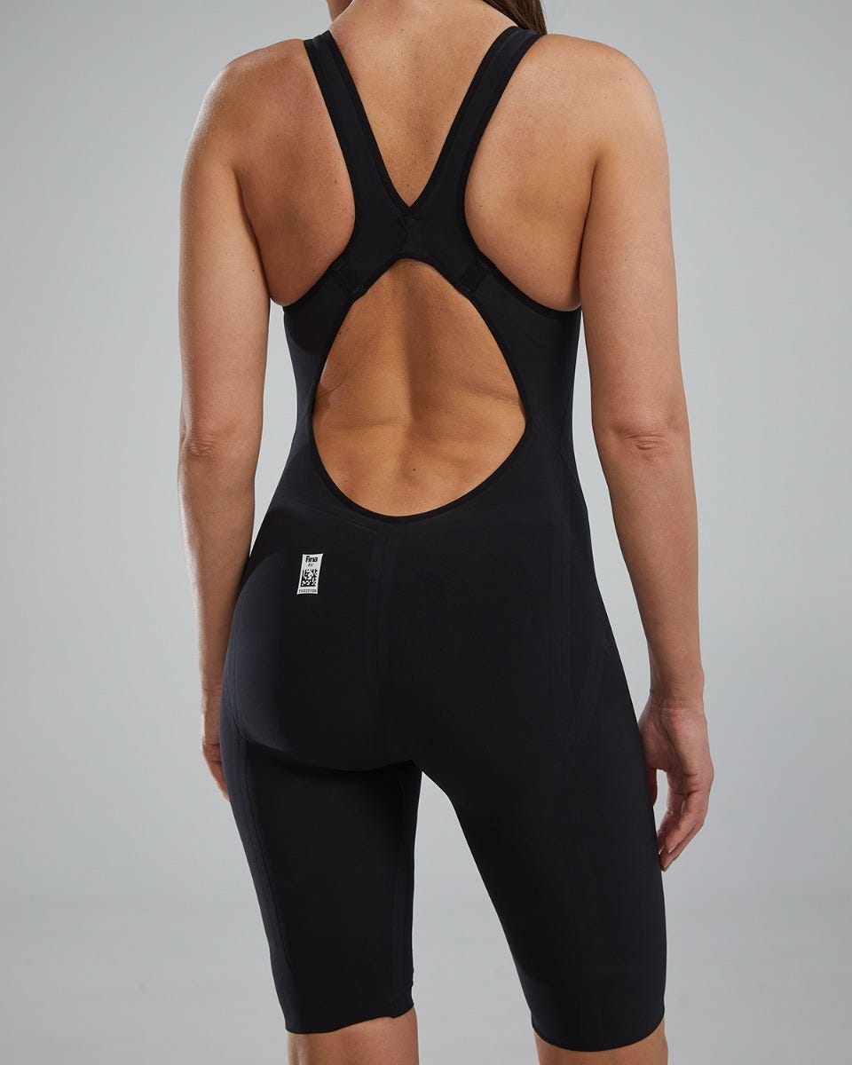 Women's Venzo Open Back Tech Suit - Solid - Non PFAS | TYR Trending