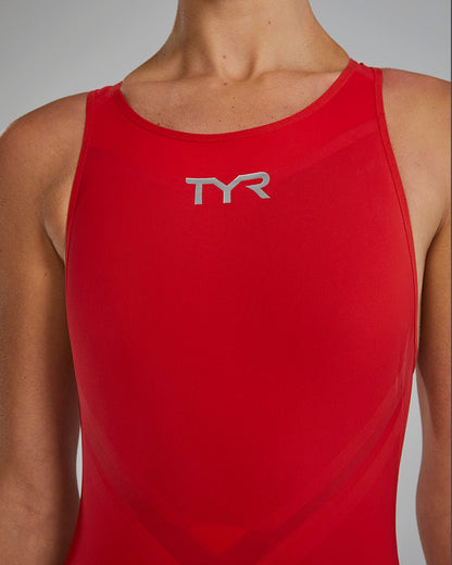 Women's Venzo Open Back Tech Suit - Solid - Non PFAS | TYR Trending