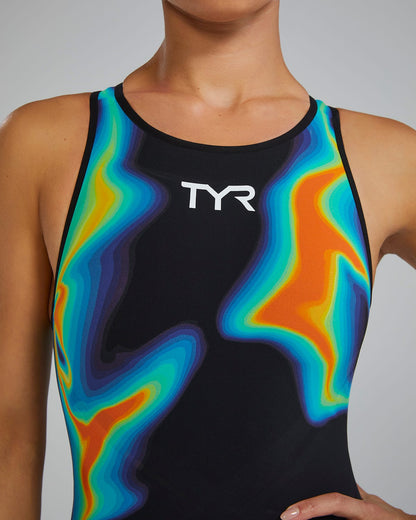 Women's Venzo Open Back Tech Suit | TYR Trending