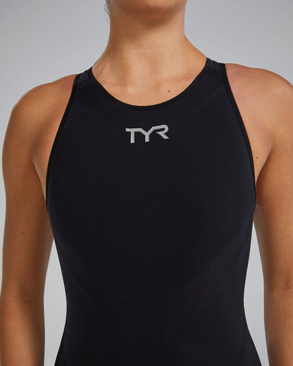 Women's Venzo Phantom Open Back Tech Suit - Solid | TYR Exclusive