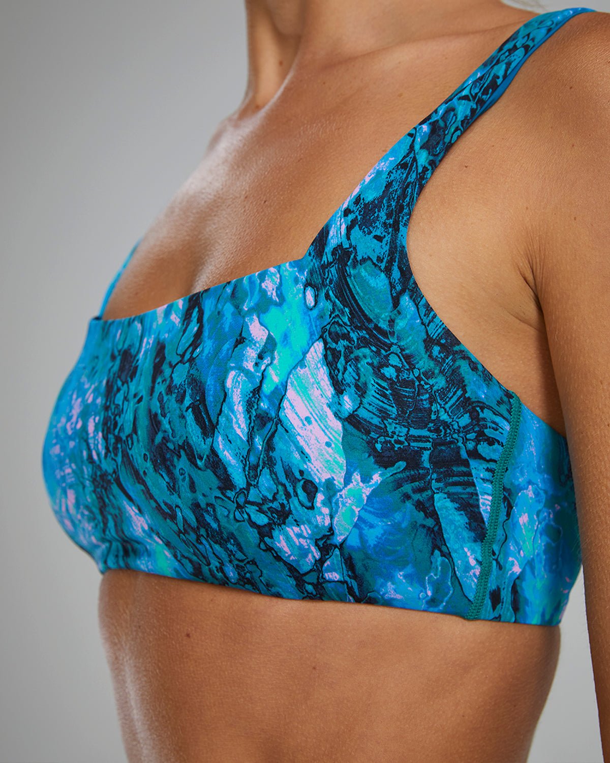 Women's Kelly Square Neck Bikini Top Prismatic | TYR Best Seller