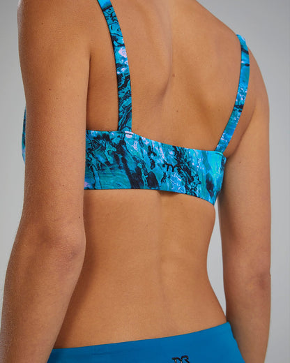 Women's Kelly Square Neck Bikini Top Prismatic | TYR Best Seller