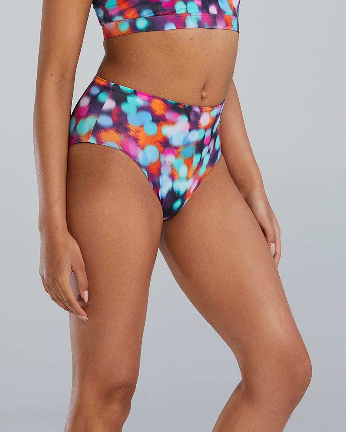 Arielle High Waisted Bikini Bottom - PRISMATIC DAYSTAR | TYR Signature