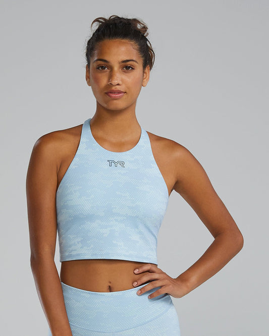 Joule Elite Cropped High Neck Sports Bra | TYR Best Seller