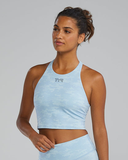 Joule Elite Cropped High Neck Sports Bra | TYR Best Seller