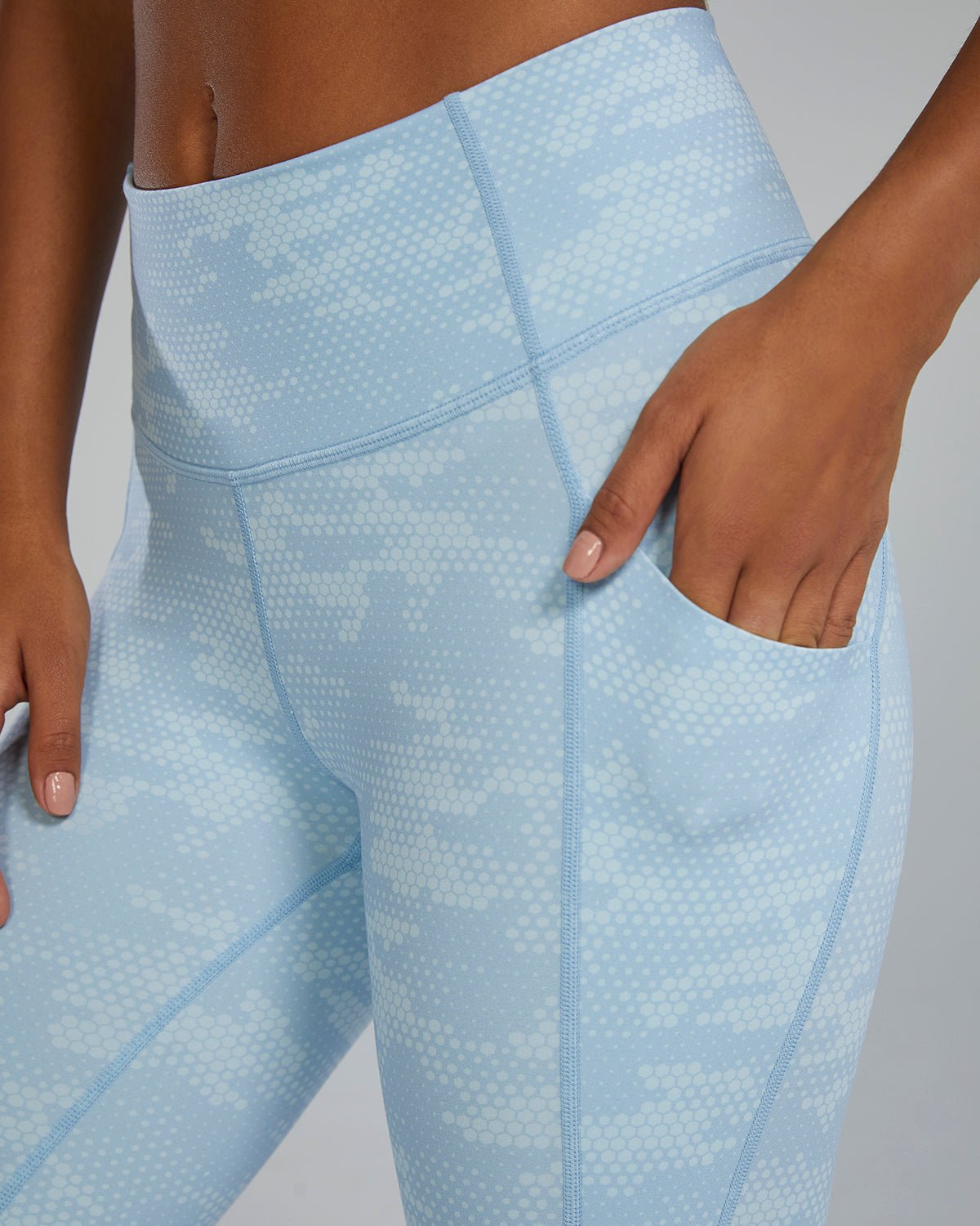 Joule Elite Women's Ribbed High-Rise Leggings with Thigh Pocket 25" | TYR Classic