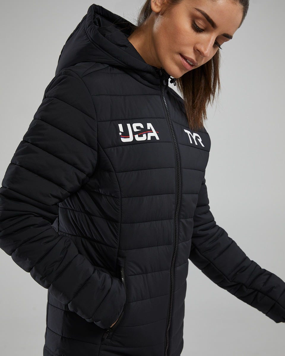 Women's Hydrosphere™ Mission Puffer Jacket - USA | TYR Featured
