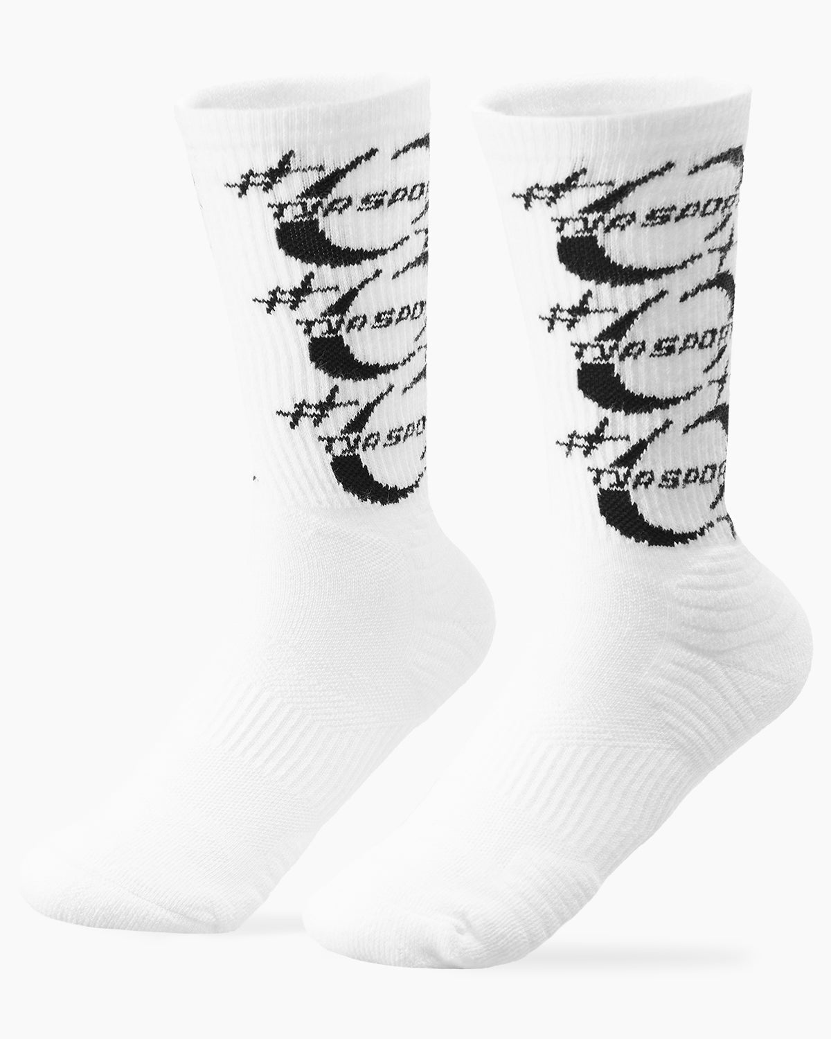 Performance Script Crew Sock - White | TYR | TYR Signature