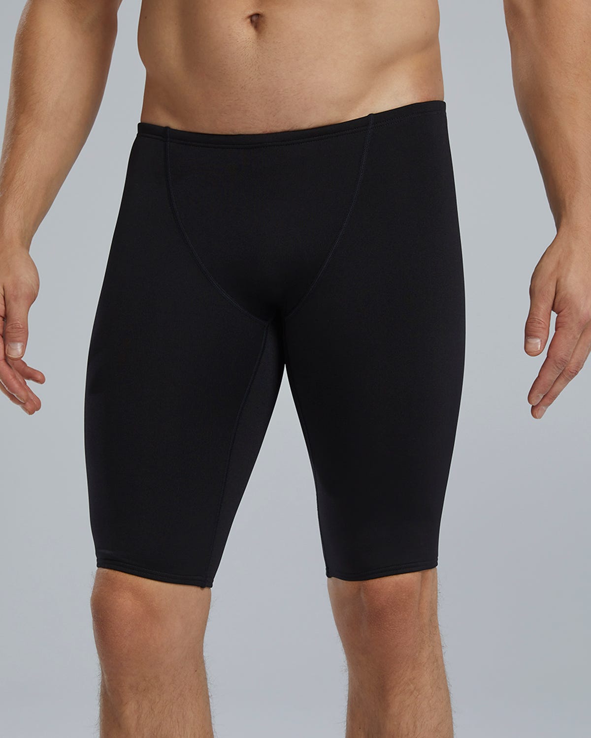 Durafast Elite® Men's Large Logo Jammer Swimsuit - Solid | TYR Classic