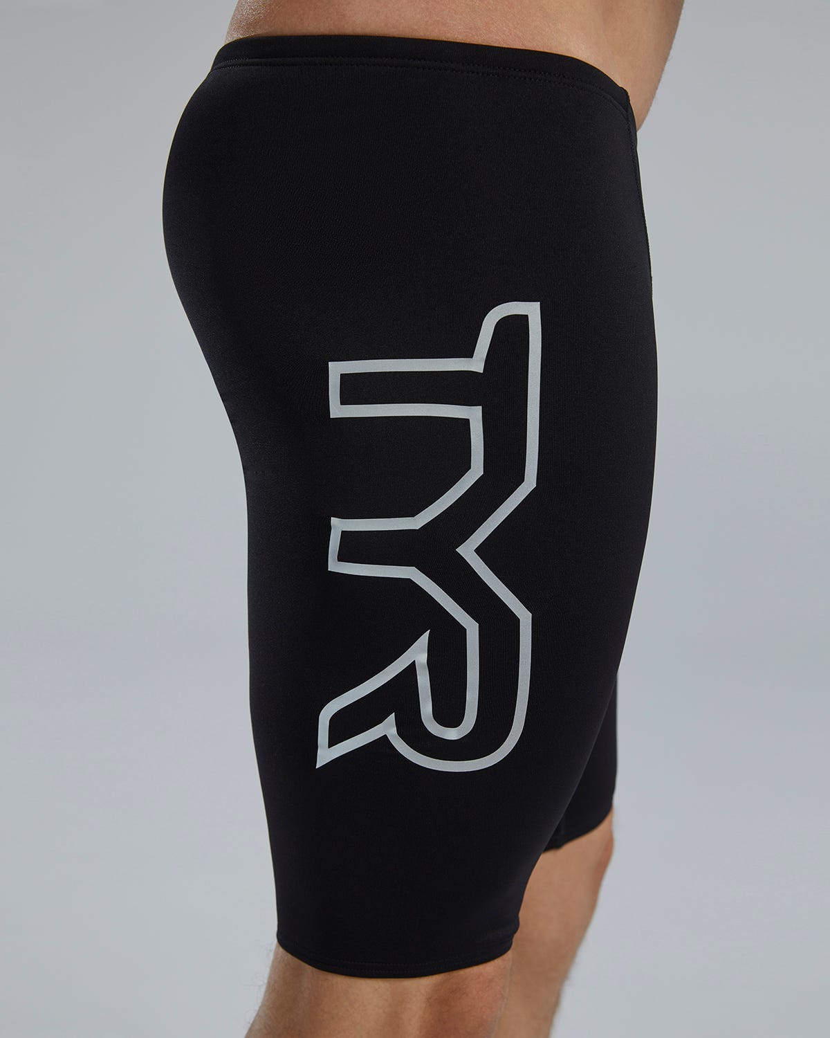Durafast Elite® Men's Large Logo Jammer Swimsuit - Solid | TYR Classic
