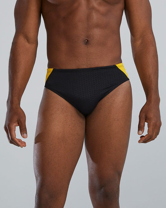 Durafast Elite® Men's Blade Splice Brief Swimsuit - Hexa | TYR Recommended