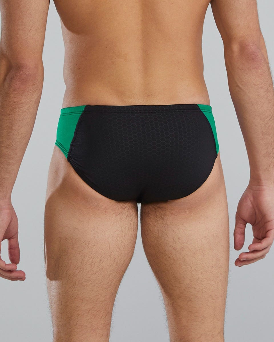Durafast Elite® Men's Blade Splice Brief Swimsuit - Hexa | TYR Recommended