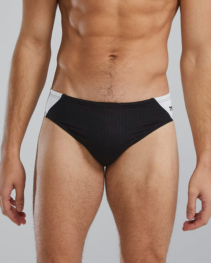 Durafast Elite® Men's Blade Splice Brief Swimsuit - Hexa | TYR Recommended