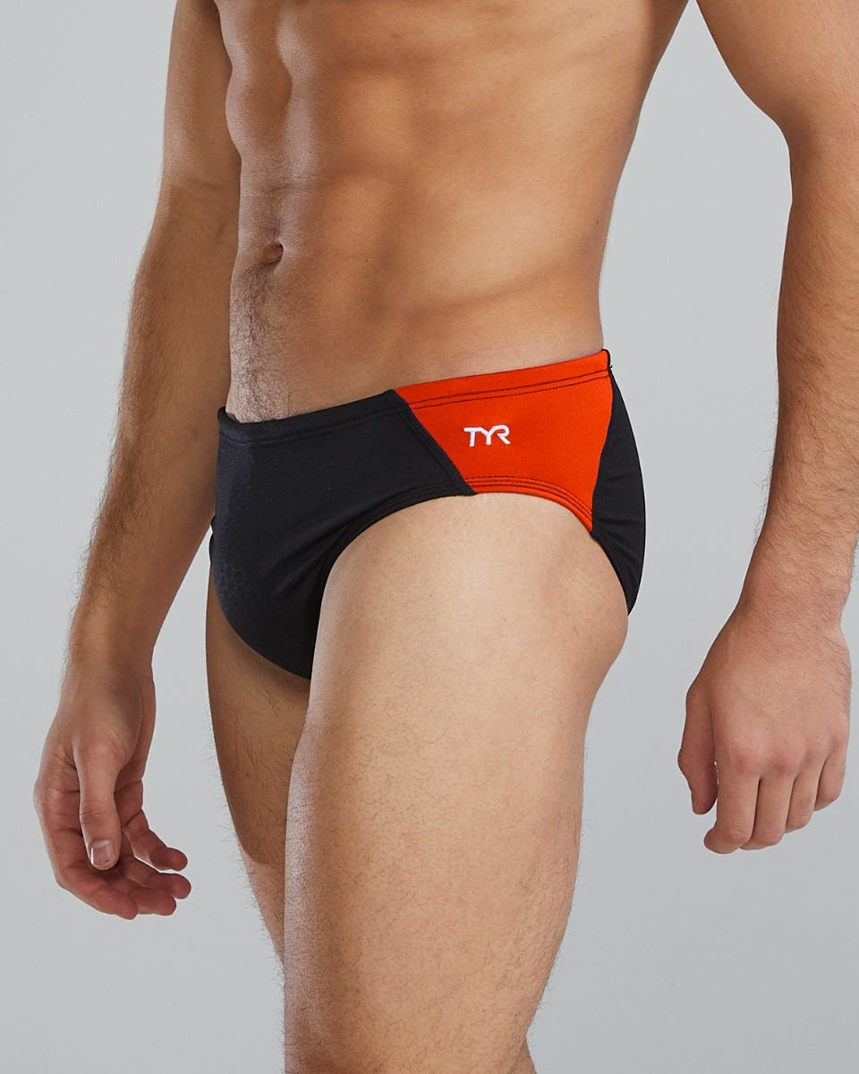 Durafast Elite® Men's Blade Splice Brief Swimsuit - Hexa | TYR Recommended