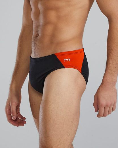 Durafast Elite® Men's Blade Splice Brief Swimsuit - Hexa | TYR Recommended