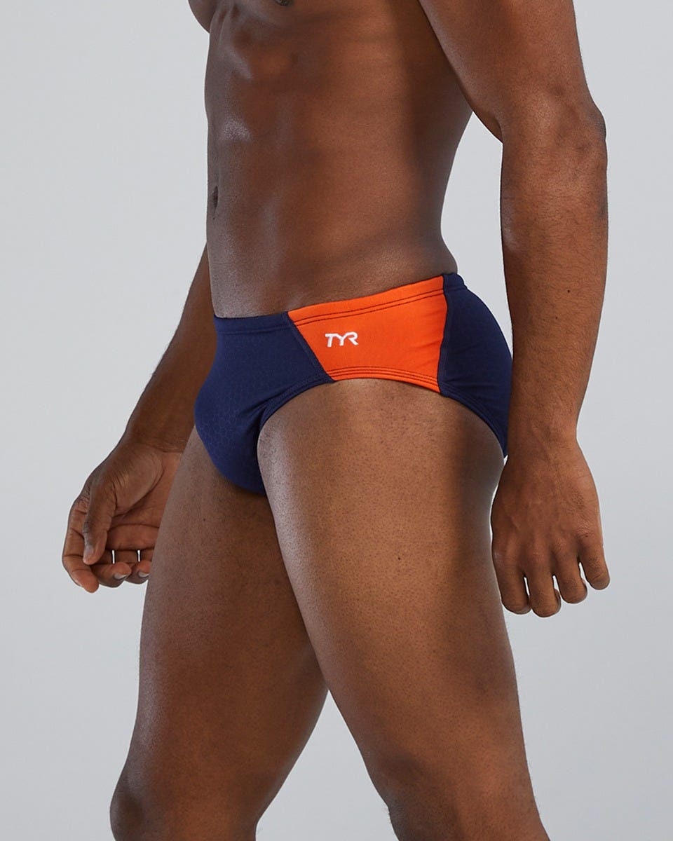 Durafast Elite® Men's Blade Splice Brief Swimsuit - Hexa | TYR Recommended