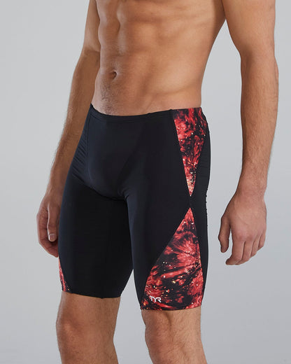 Men's Blade Splice Jammer Swimsuit - Radiant Flare | TYR Exclusive