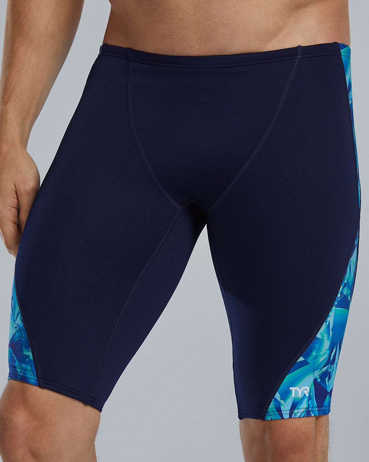 Durafast Elite® Men's Blade Splice Jammer Swimsuit - Crystalized | TYR Classic