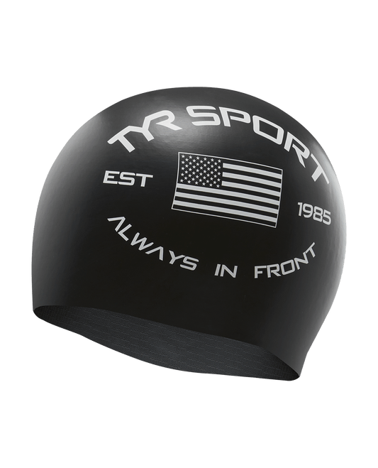 Adult Silicone Swim Cap - "Always in Front" | TYR Recommended