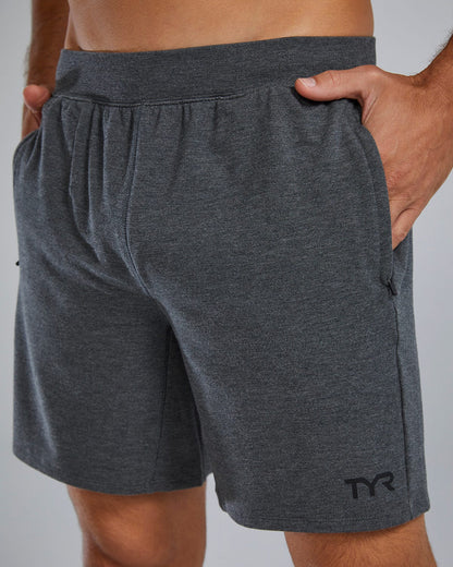 UltraSoft Men's Midweight Terry A.M. Shorts - Solid / Heather | TYR Featured