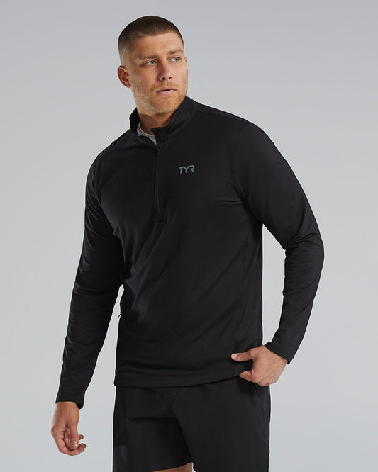 Men's SLS™ Long Sleeve1⁄4 Zip- Solid | TYR Signature