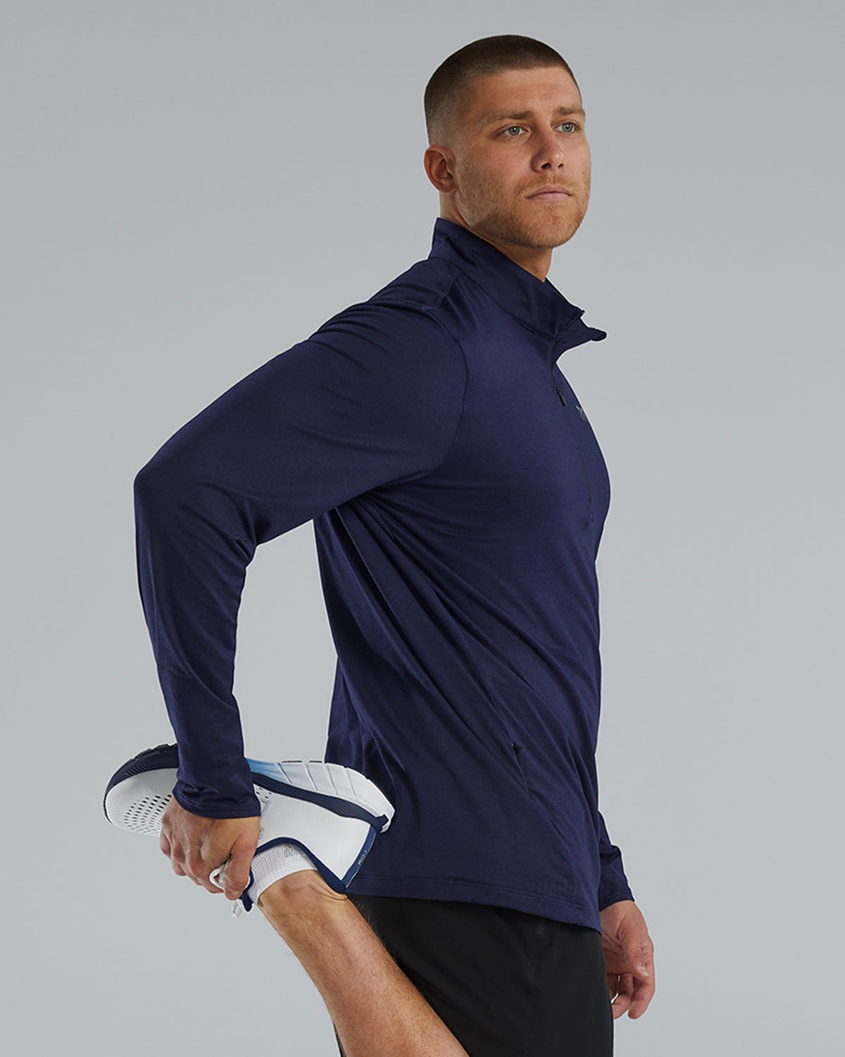 Men's SLS™ Long Sleeve1⁄4 Zip- Solid | TYR Signature
