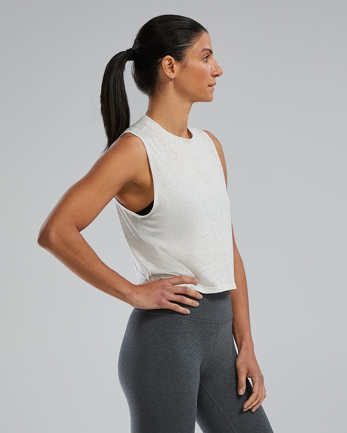 Women's Triblend Cropped Tank | TYR Featured