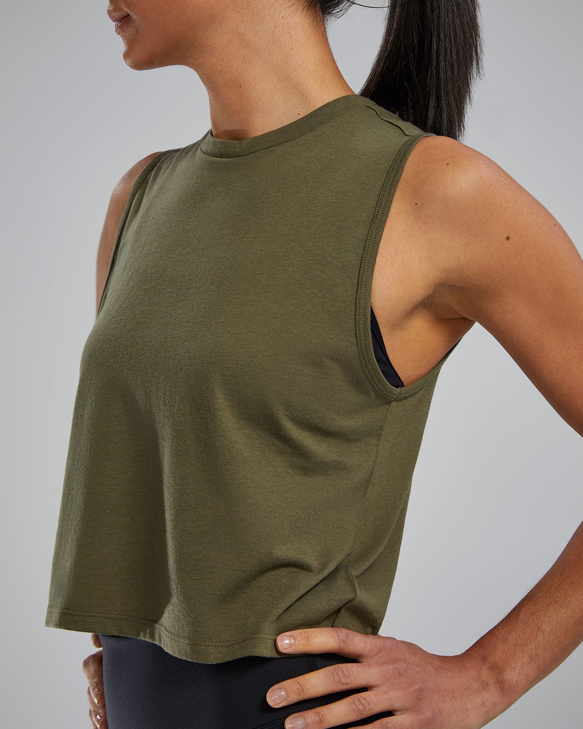 Women's Triblend Cropped Tank | TYR Featured