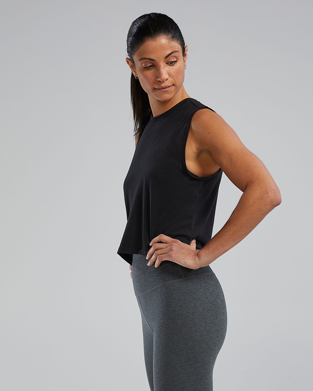 Women's Triblend Cropped Tank | TYR Featured
