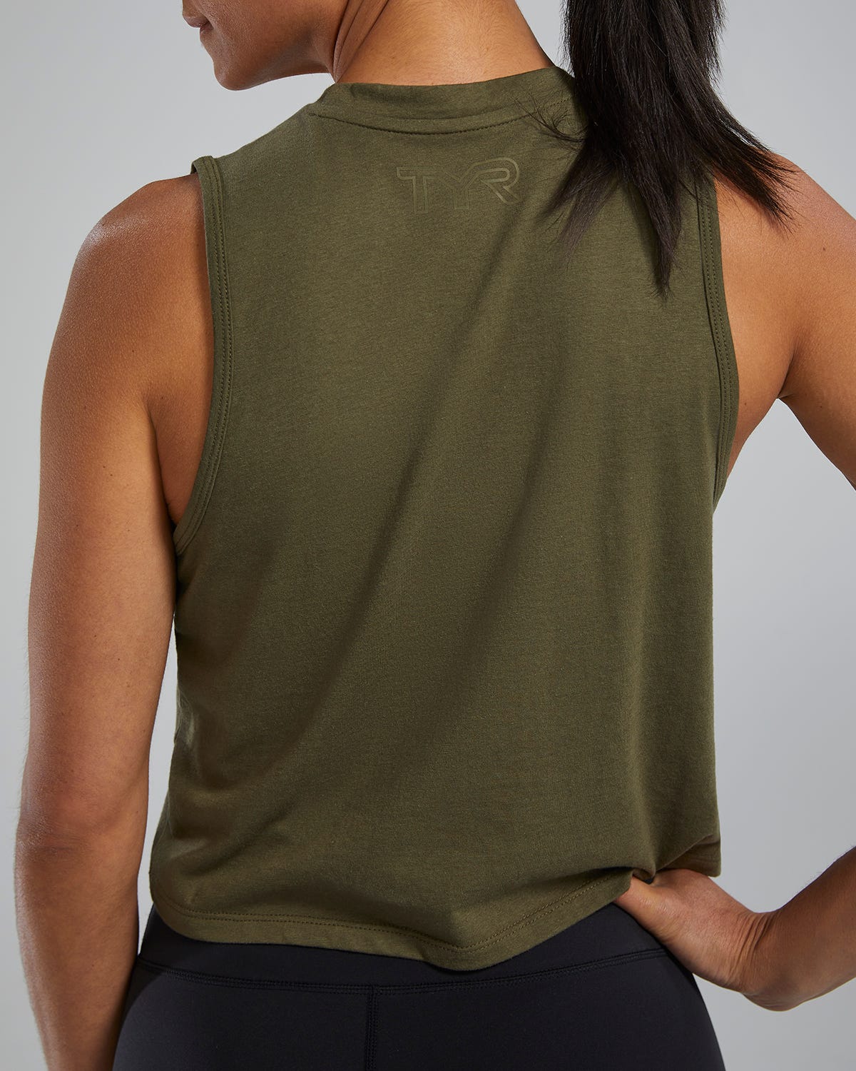 Women's Triblend Cropped Tank | TYR Featured