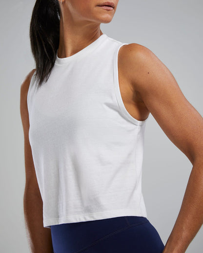 Women's Triblend Cropped Tank | TYR Featured